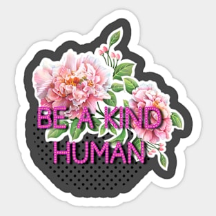 Be A Kind Human 2 Sticker